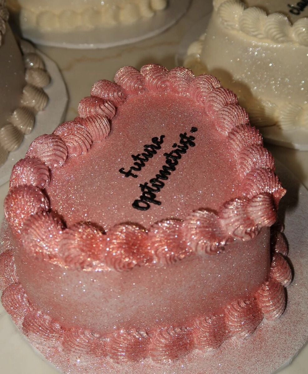 Glitter Blow Cake