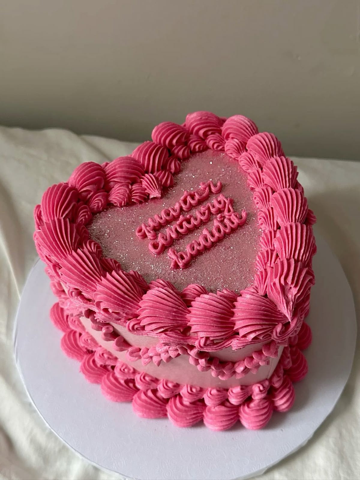 Glitter Blow Cake