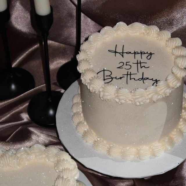 Glitter Blow Cake